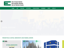 Tablet Screenshot of federalists.eu